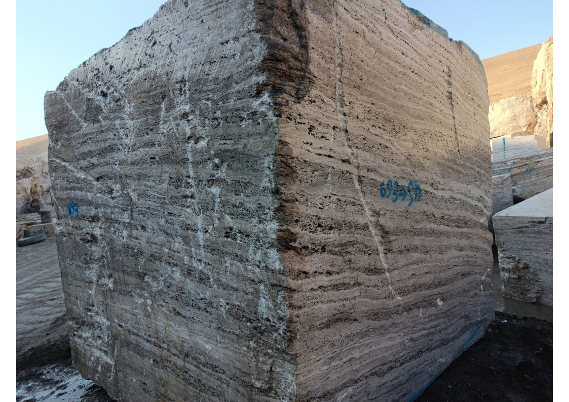 Block.No.693.SD.1_Page2 Marjan Silver Travertine - No. 693 - Image 1