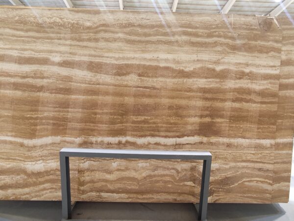 Light Beige Travertine Slab