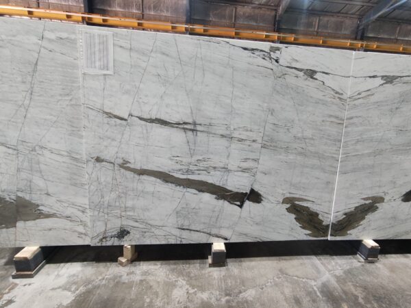 White Veined Marble Slab
