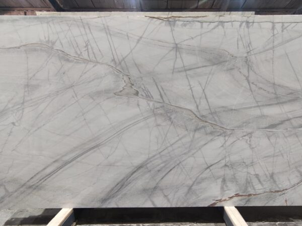 White Veined Marble Slab