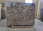 Feather Brown Marble Slab