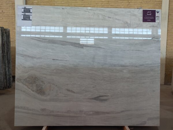 Cloud White Marble Slab