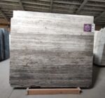 Heser Black Travertine Slab