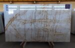 White Gold Marble Slab