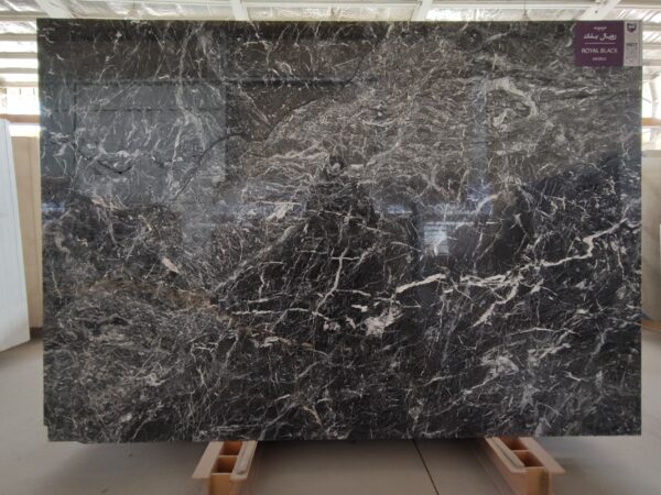 Royal Black Marble Slab