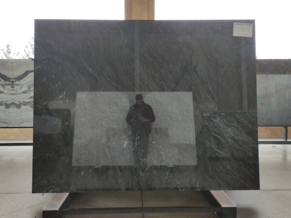 Black Wave Marble Slab