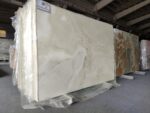 Pure White Onyx Slab
