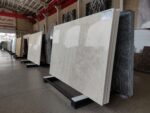 Super White Travertine Cross-Cut Slab