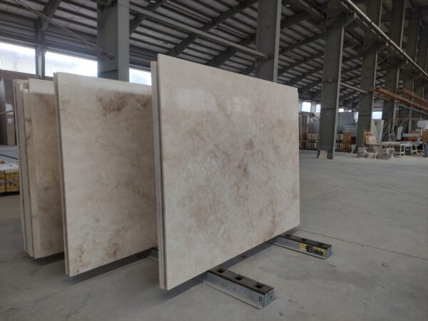 White Travertine Slab