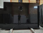 Indian Black Galaxy Granite Slab
