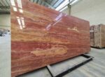 Red Travertine Slab - Image 2